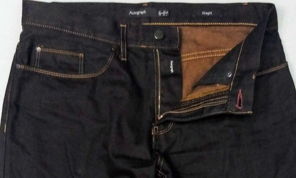 R) MARKS&SPENCER nowe oryginalne czarne jeansy Roz.32/31