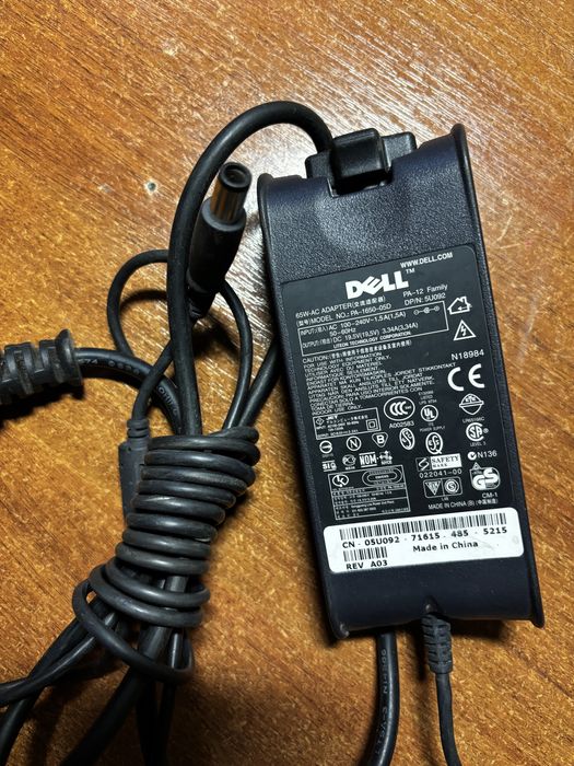 Блок питания ноутбука dell