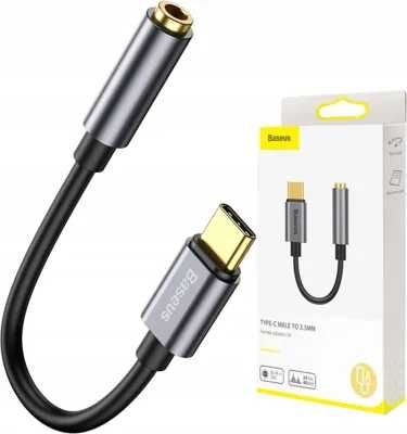 Adapter Baseus przejściówka z USB-C TYPE-C na Mini Jack 3,5mm