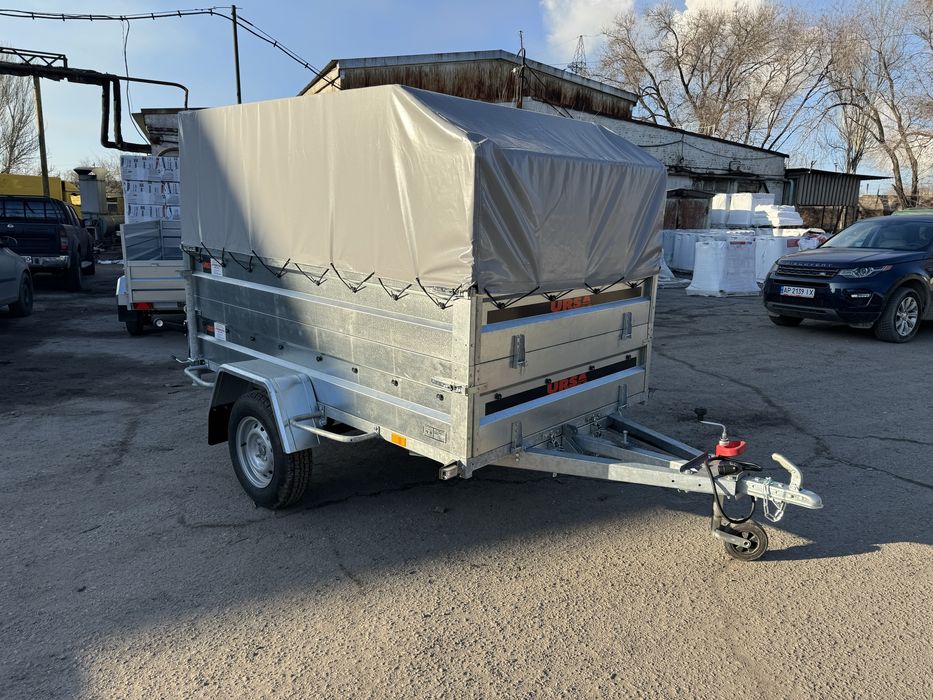 Оцинуований причіп, бортовий, від виробника Урса, Ursa, одновісний