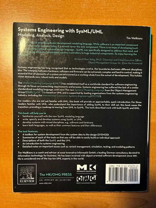 Livro Systems Engineering with SysML/UML64729936324098121
