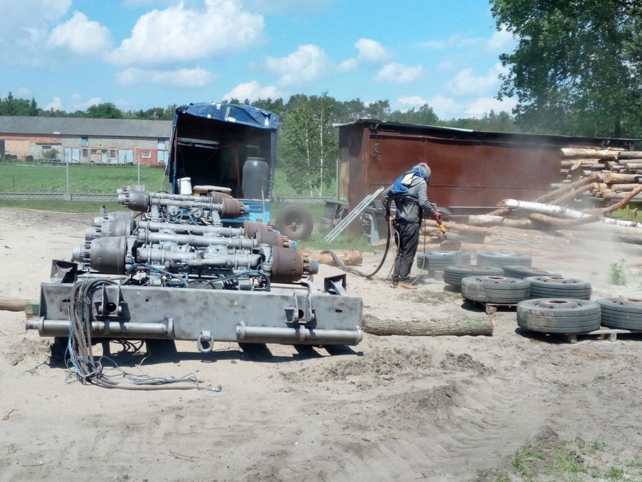 Piaskowanie czyszczenie suchym lodem