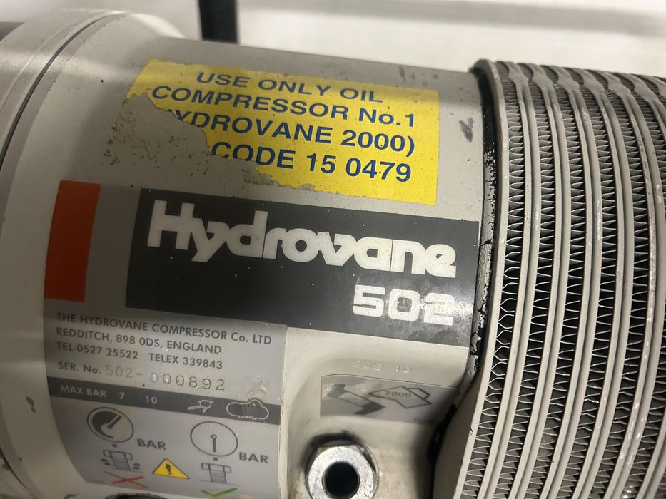 Kompresor sprężarka łopatkowa Hydrovane 502