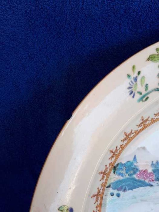Bacia em porcelana da China, Companhia das Índias