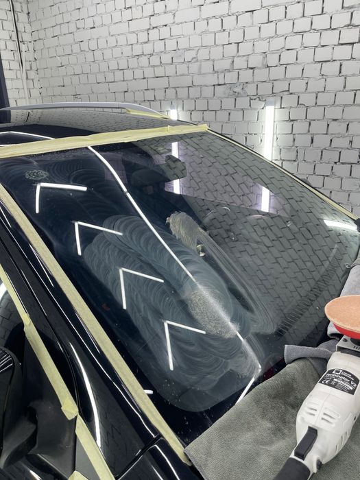 Полировка стекл авто Харьков Полировка лобового стекла