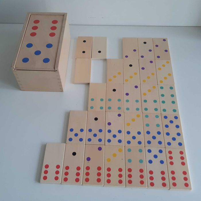 IKEA Lattjo Wooden Domino Game – Large Pieces, Complete Set64552980259459120