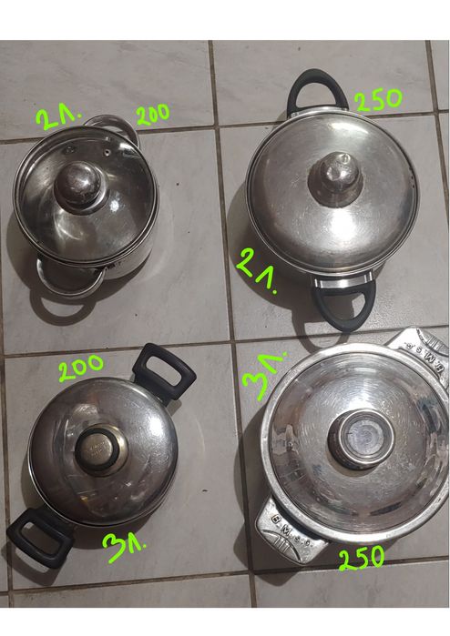 Кастрюлі нержавійки