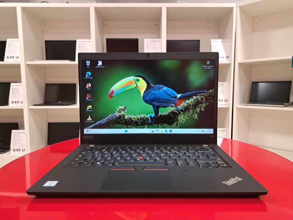 Laptop 14" Lenovo ThinkPad T490 i5-8gen 16GB/512SSD FullHD HDMI Win11