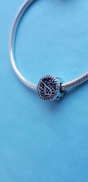 charms zawieszka srebro 925 czarny łabędź