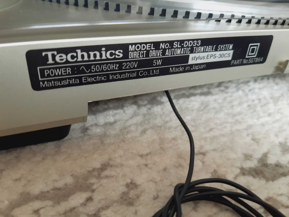 Вініловий програвач Technics SL-DD33  Direct-Drive , повний автомат