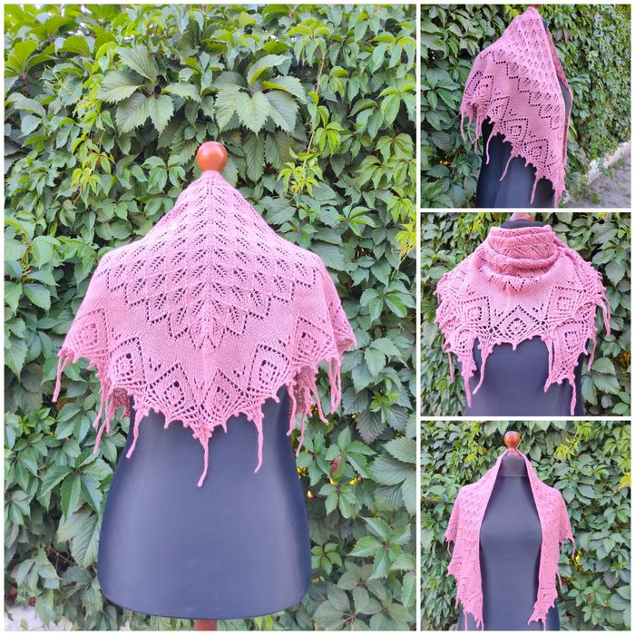 Шаль, фишю, палантин ручной работы