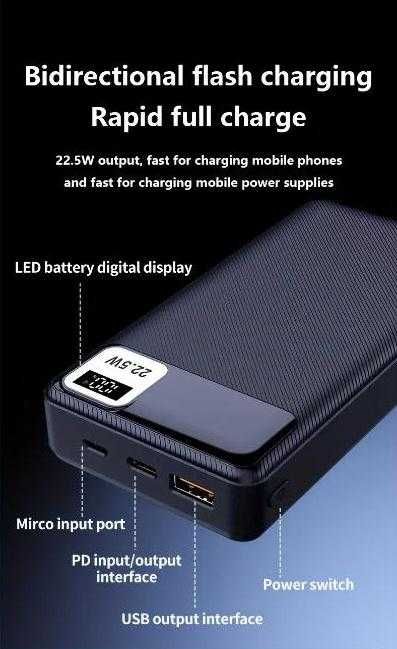 Павербанк "HINNE" 20000 мАг