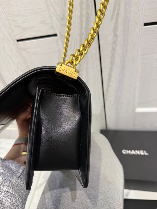 Сумка кожаная в стиле Chanel