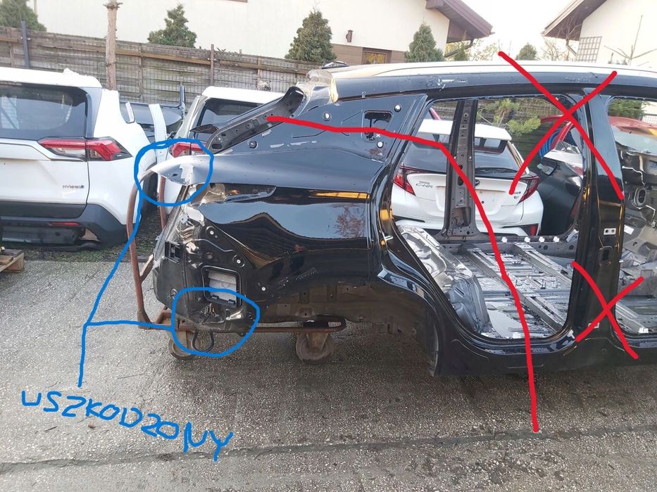 OMODA 5 E5 C5 błotnik prawy tył ćwiartka prawa tylna