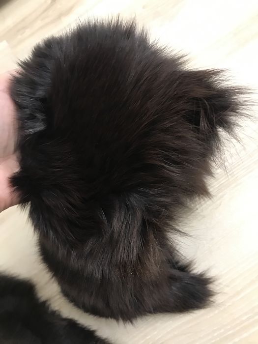 Kołnierz futrzany lis królik