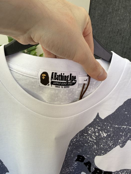 Футболка Bape Water Print Ape Head Relaxed Fit Tee оригінал