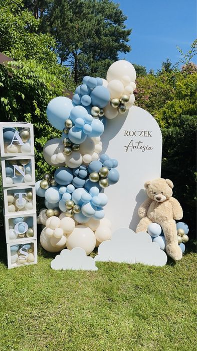 Dekoracja balonowa ścianka girlanda