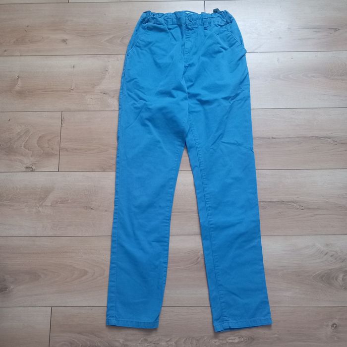 Spodnie Reserved eleganckie niebieskie dla chłopca rozmiar 164