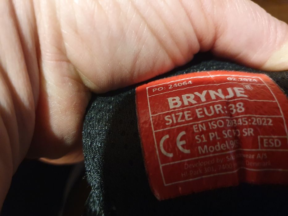 Buty robocze firmy Brynje