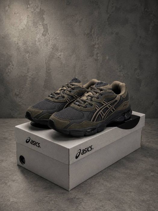 Крутезні чоловічі кросівки Asics GEL-NYC GTX M Khaki Grey! Нові! Є накладений платіж! Розміри: 41,42,43,44,45,46!