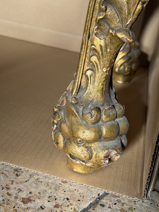 Mesa de centro e consola clássicas (Decoradora das Avenidas)