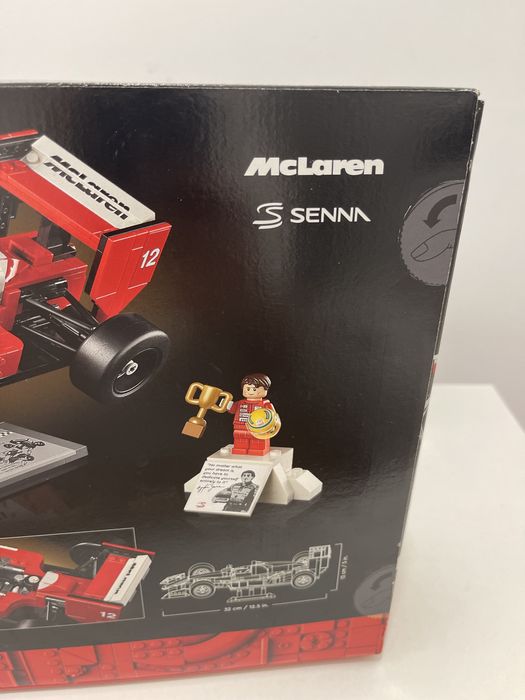 Lego 10330, McLaren MP4/4 & Ayrton Senna, 693 деталі. Айртон  Сенна