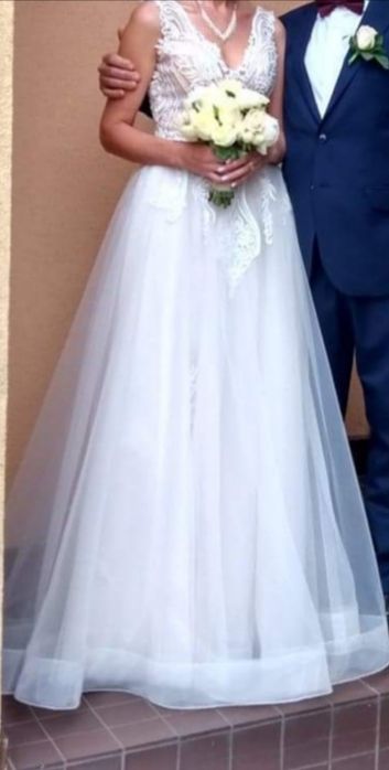 Suknia ślubna  rozmiar 38. Model z 2021 roku. Piękna,