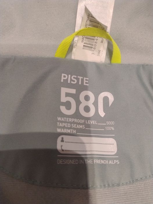 Kurtka narciarska Wedze 580 dziecięca