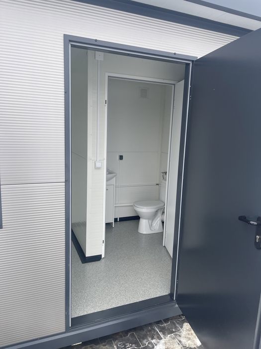 Pawilon kontener Stróżówka Portiernia WC łazienka