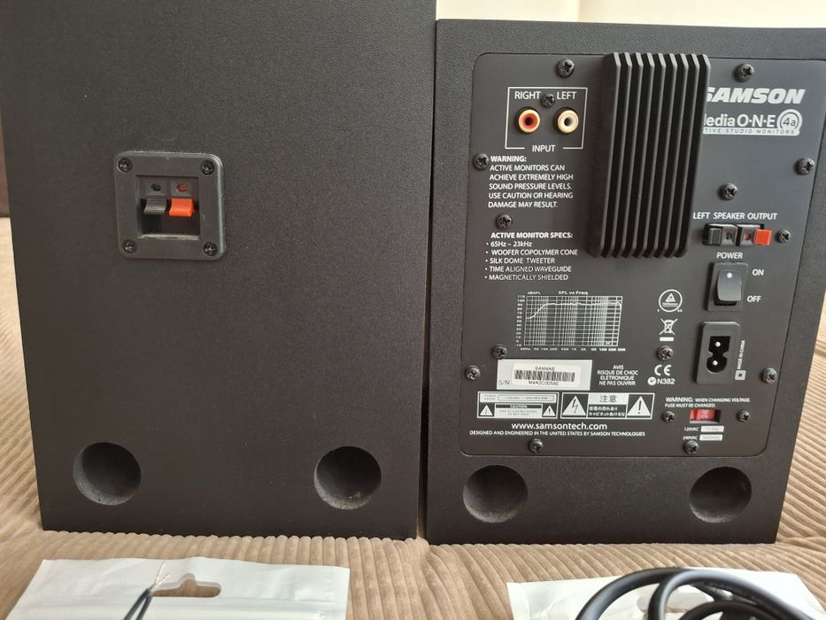Monitores de Estúdio Ativos Samson MediaOne 4a (Estado Novo)