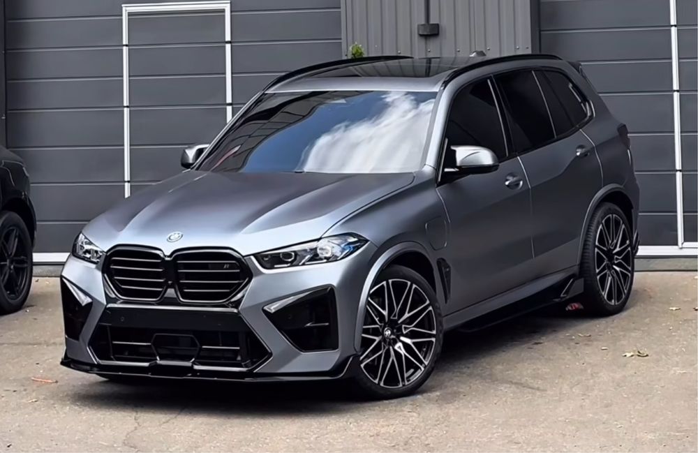 Обвес, накладки для BMW Х5М F95 LCI, Х6М F96, X5 G05 G06 губа, спойлер