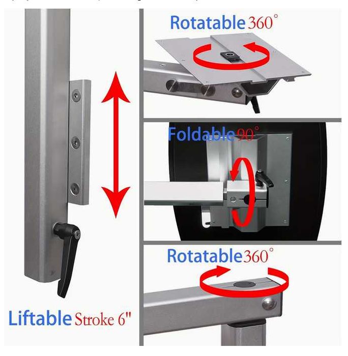 Noga stołu do kampera obrotowa