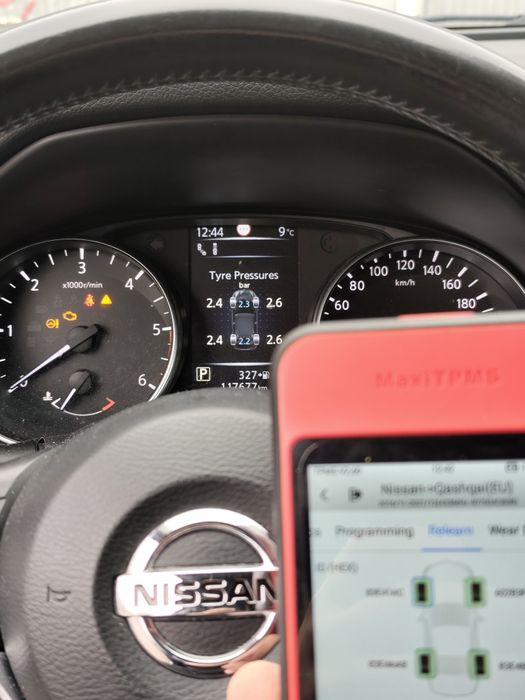 Датчики тиску в шинах Renault, Nissan