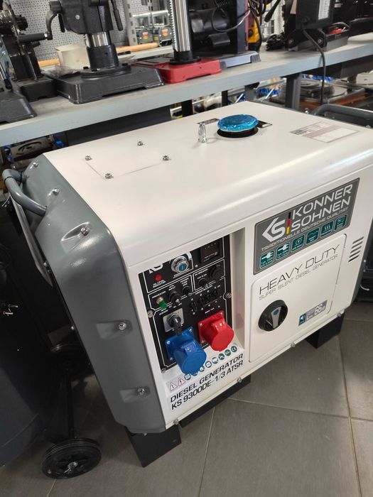 Agregat generator prądotwórczy K&S 230/400 7,5kW DIESEL Rozruch ATS