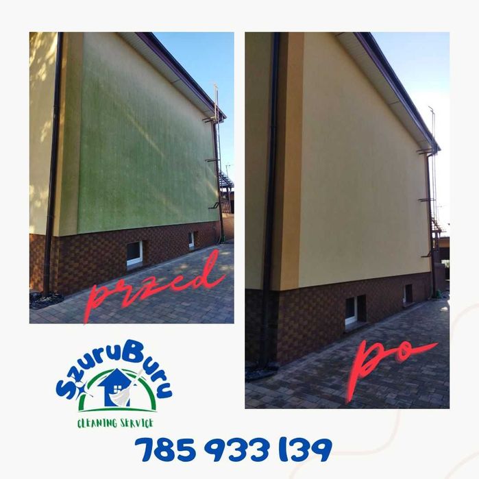 Profesjonalne mycie MALOWANIE czyszczenie kostki elewacji dachów SOFTW