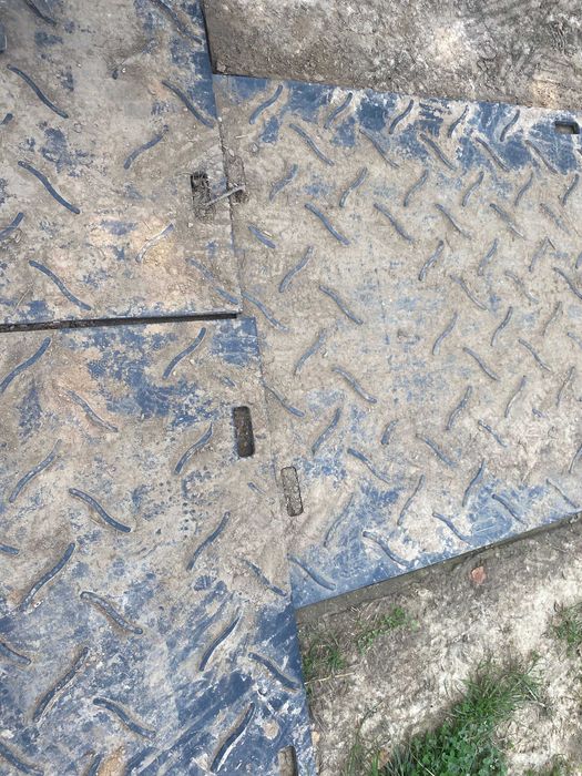 Koparka,  wywrotka, betoniarka, pompa - droga dojazdowa tymczasowa