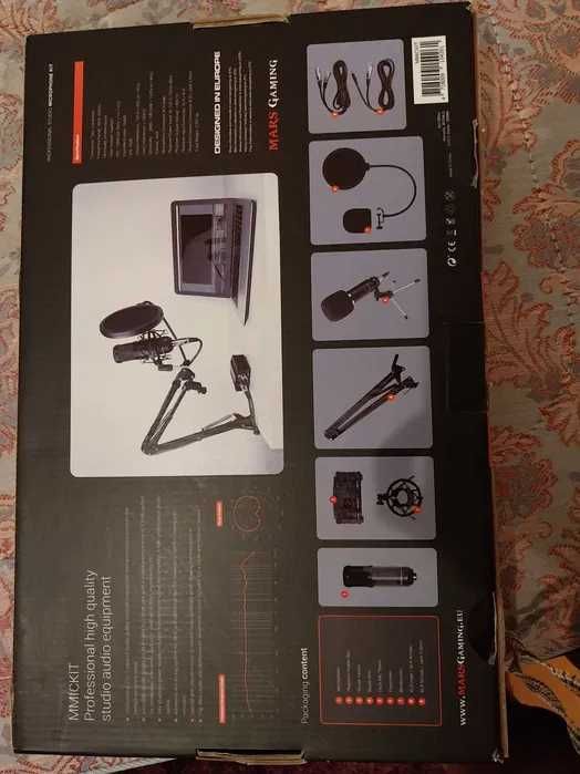 Microfone Mars Gaming 7 In 1 Professional Kit - Mmickit