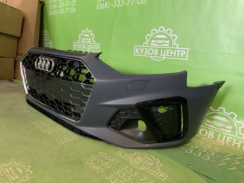 Бампер передний в сборе РЕСТАЙЛИНГ Audi A4 B9 2020 - 2023 В НАЛИЧИИ