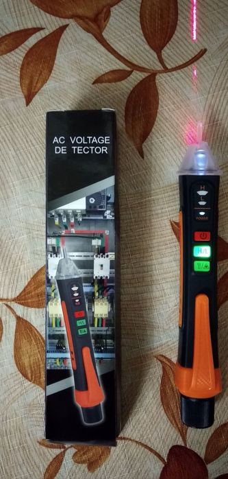 Тестер напряжения, бесконтактный, со свето-звуковой индикацией - T-02A