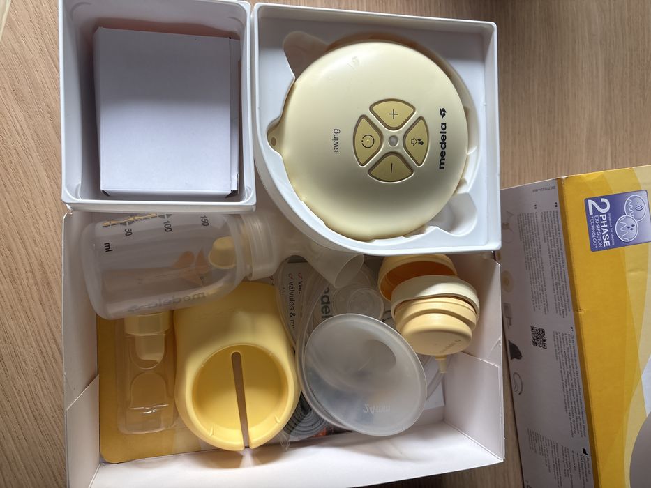 Medela Swing Elétrica + 2 Milk Collectors + Bolsas de Armazenamento | Excelente Estado