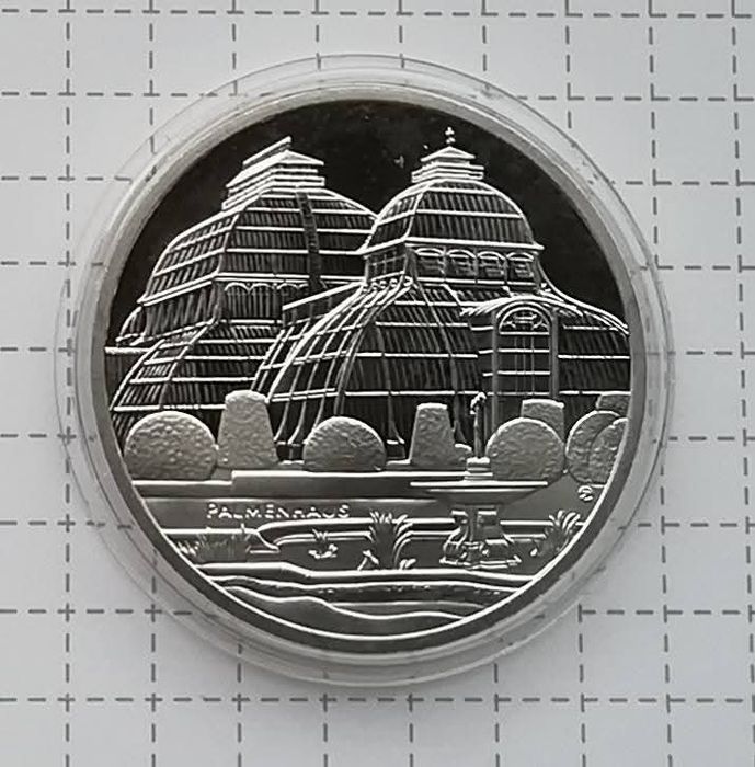 Австрія 10 євро 2003р. Палац Шенбрунн. СРІБЛО. ПРУФ.