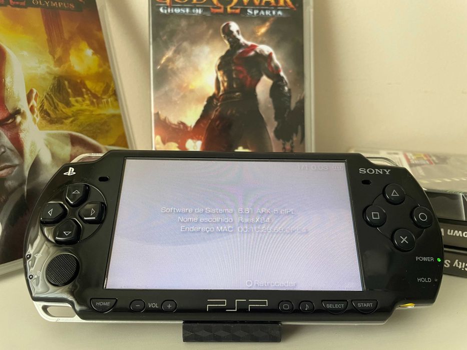 Sony PSP-2004 Piano Black - Ecrã Novo Instalado / Revisitada e Testada!