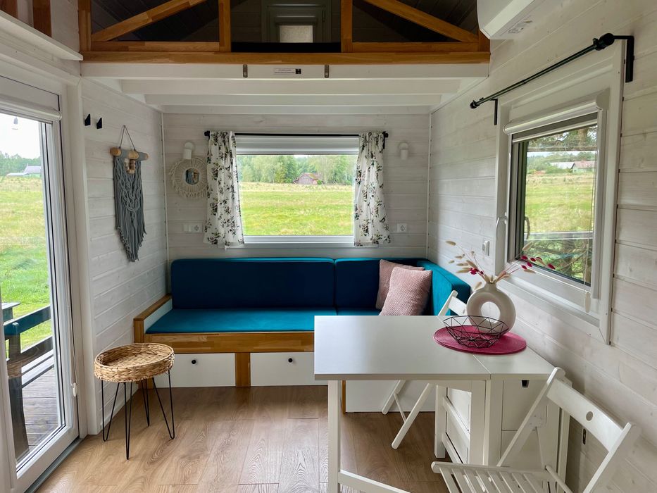 Romantyczny domek w lesie na wynajem / Prywatna balia/ Bory Tucholskie