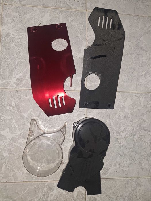 Proteção Carter pit bike pitbike pocket bike 110