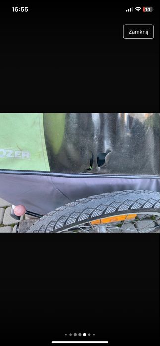 Przyczepka rowerowa podwójna