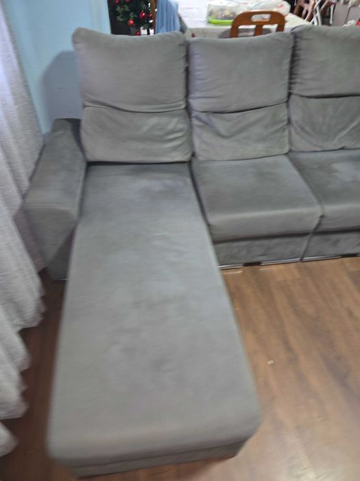 Sofá de canto com chaise longue