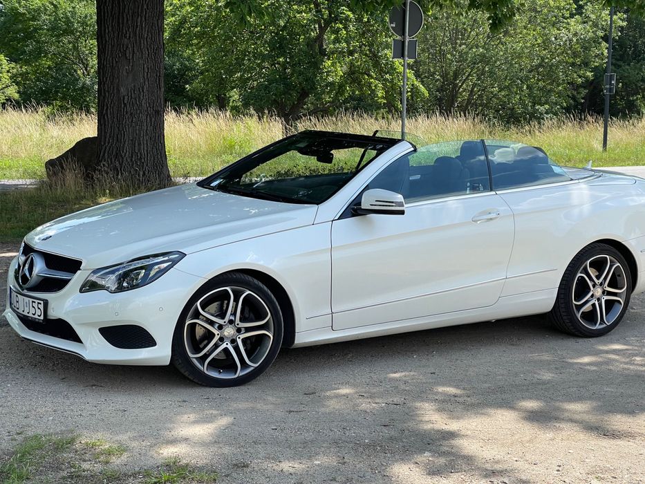 MERCEDES E220 CDI KABRIO LIFT 100TKM STAN IDEALNY I właściciel skóra automat III auto
