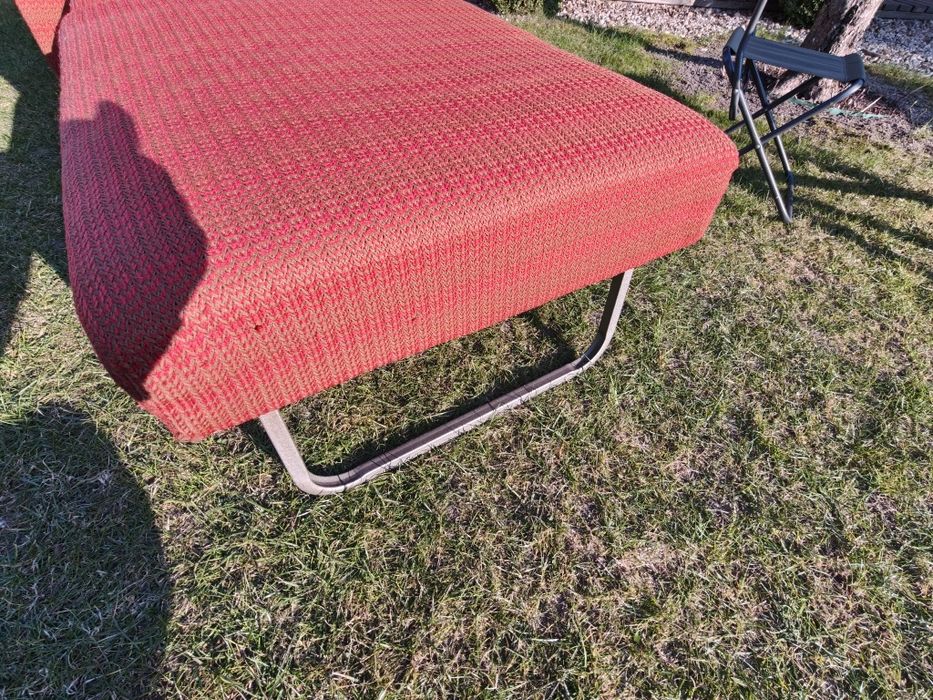 Fotel rozkładany amerykanka PRL