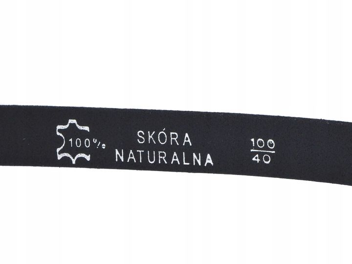 Skórzany Pasek Automat Garnitur Jeans Brąz