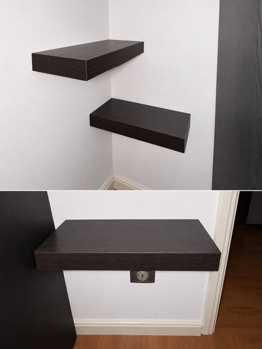 Prateleiras pretas IKEA